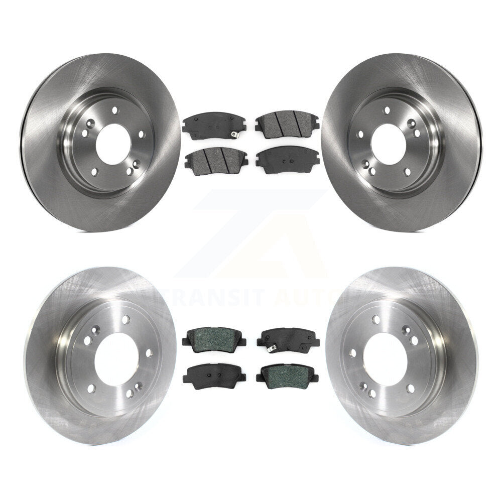 [Avant + Arrière] Kit de Disque et plaquette (semi-métallique) de frein pour 2017-2020 Hyundai Elantra 1.6L K8S-102808
