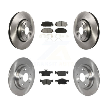 [Avant + Arrière] Kit de Disque et plaquette (semi-métallique) de frein pour Honda Civic K8S-102810