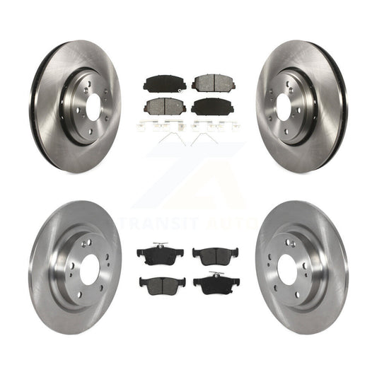 [Avant + Arrière] Kit de Disque et plaquette (semi-métallique) de frein pour Honda Civic K8S-102810
