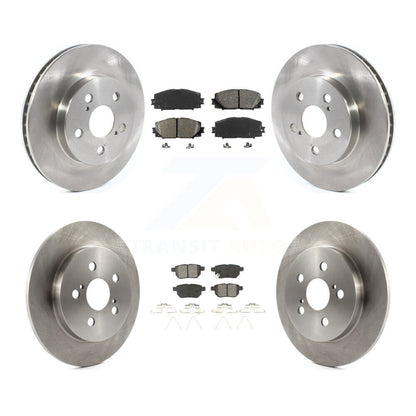 [Avant + Arrière] Kit de Disque et plaquette (semi-métallique) de frein pour Toyota Prius Corolla Prime K8S-102812