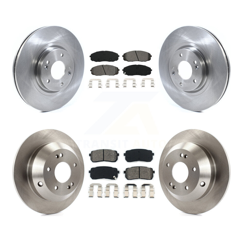 [Avant + Arrière] Kit de Disque et plaquette (semi-métallique) de frein pour 2015-2020 Kia Sedona K8S-102813
