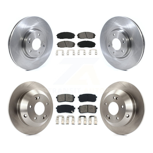 [Avant + Arrière] Kit de Disque et plaquette (semi-métallique) de frein pour 2015-2020 Kia Sedona K8S-102813