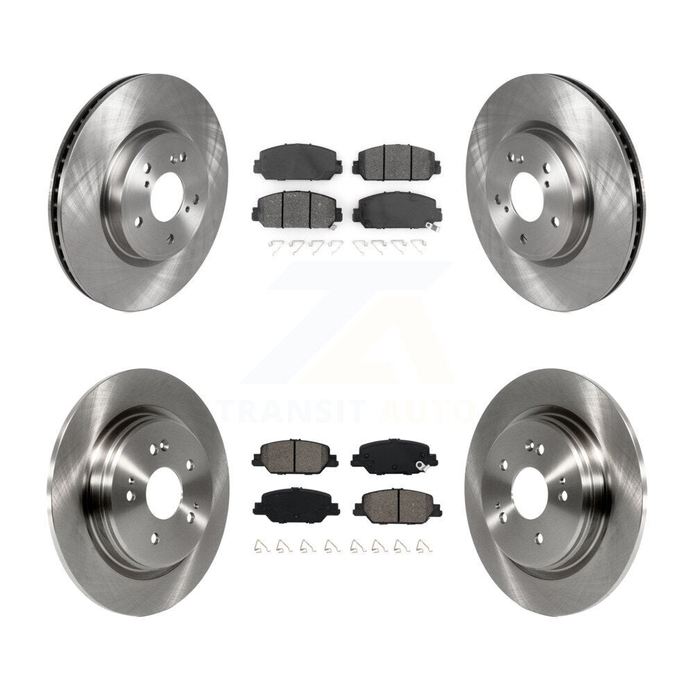 [Avant + Arrière] Kit de Disque et plaquette (semi-métallique) de frein pour Honda CR-V K8S-102814