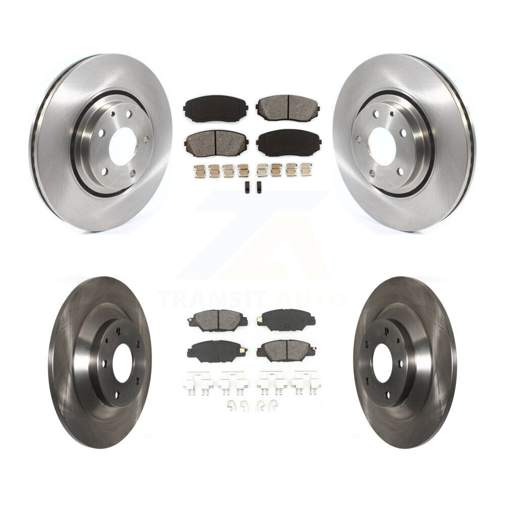 [Avant + Arrière] Kit de Disque et plaquette (semi-métallique) de frein pour 2019-2022 Mazda CX-5 Turbocharged K8S-102815