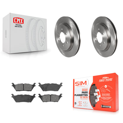 [Arrière] Kit de Disque et plaquette (semi-métallique) de frein pour Ford F-150 Expedition Lincoln Navigator K8S-102819