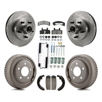 [Avant + Arrière] Kit de Disque et plaquette (semi-métallique) de frein pour 1997-1999 Chevrolet C1500 Suburban GAS engine avec 10" Diameter K8S-102833
