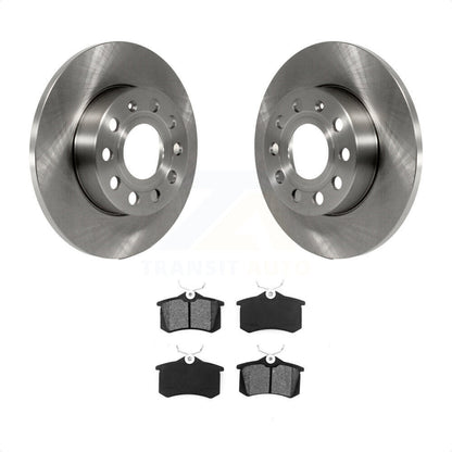 [Arrière] Kit de Disque et plaquette (semi-métallique) de frein pour 2011 Volkswagen Golf avec 256mm Diameter Rotor K8S-102837 par Transit Auto