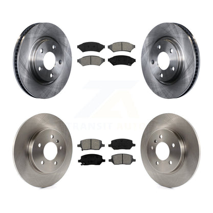 [Avant + Arrière] Kit de Disque et plaquette (semi-métallique) de frein pour 2005 Chevrolet Uplander Buick Terraza Saturn Relay FWD K8S-102841