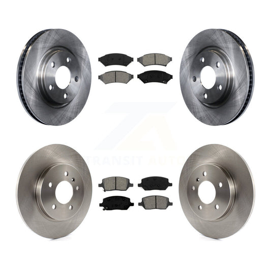 [Avant + Arrière] Kit de Disque et plaquette (semi-métallique) de frein pour 2005 Chevrolet Uplander Buick Terraza Saturn Relay FWD K8S-102841