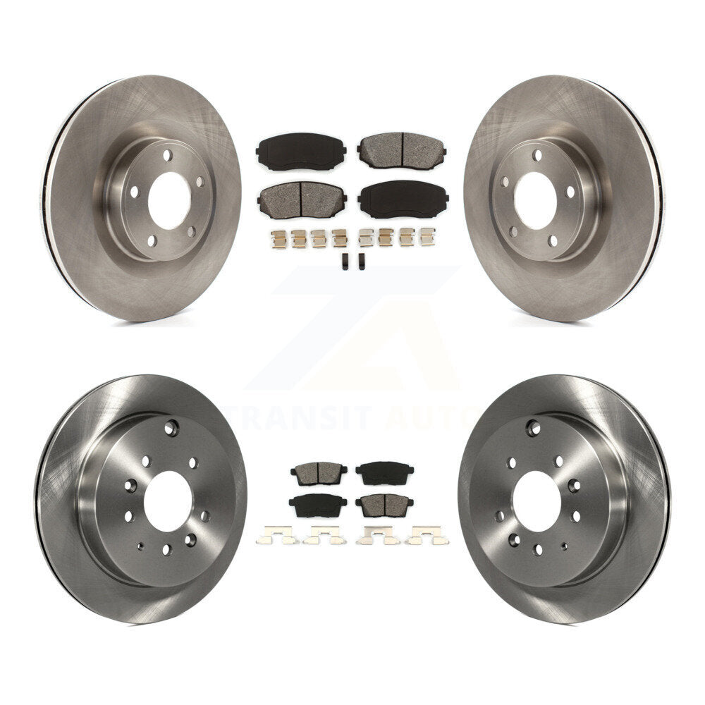 [Avant + Arrière] Kit de Disque et plaquette (semi-métallique) de frein pour Ford Edge Lincoln MKX K8S-102843