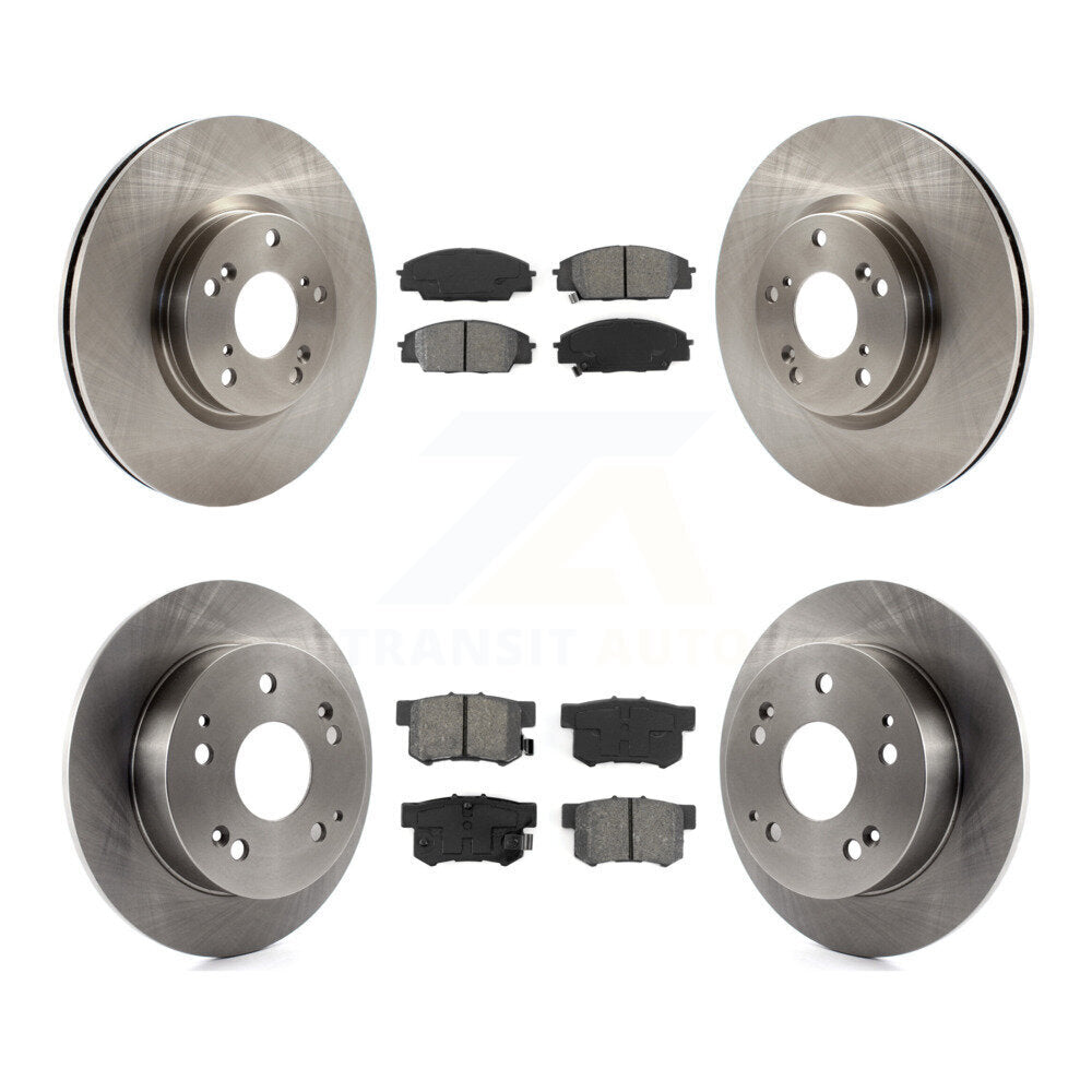 [Avant + Arrière] Kit de Disque et plaquette (semi-métallique) de frein pour 2002-2006 Acura RSX Type-S K8S-102845