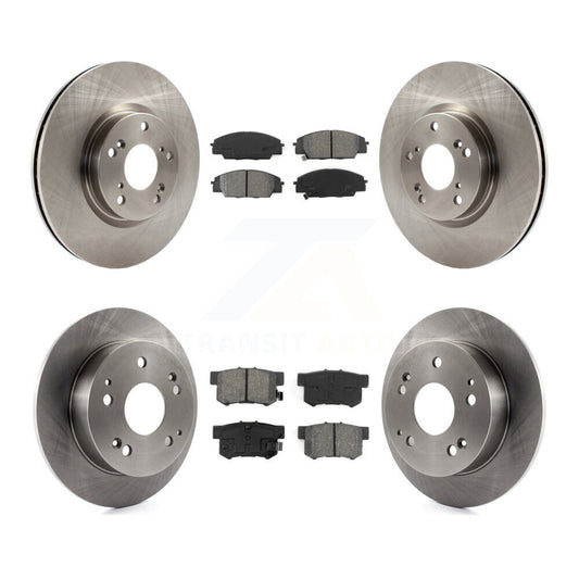 [Avant + Arrière] Kit de Disque et plaquette (semi-métallique) de frein pour 2002-2006 Acura RSX Type-S K8S-102845