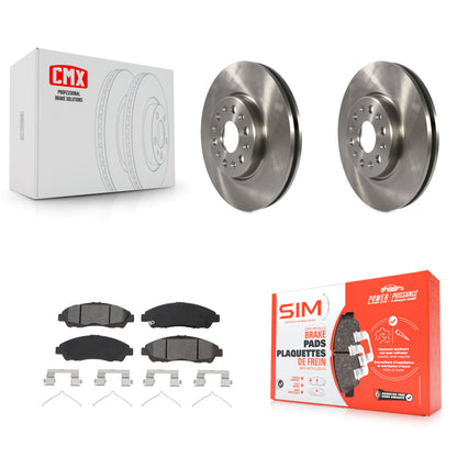 [Avant] Kit de Disque et plaquette (semi-métallique) de frein pour Chevrolet Traverse GMC Acadia Buick Enclave Blazer K8S-102856