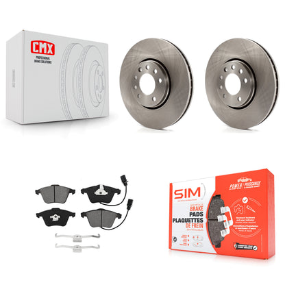 [Avant] Kit de Disque et plaquette (semi-métallique) de frein pour 2010 Saab 9-3X avec 302mm Diameter Rotor K8S-102862