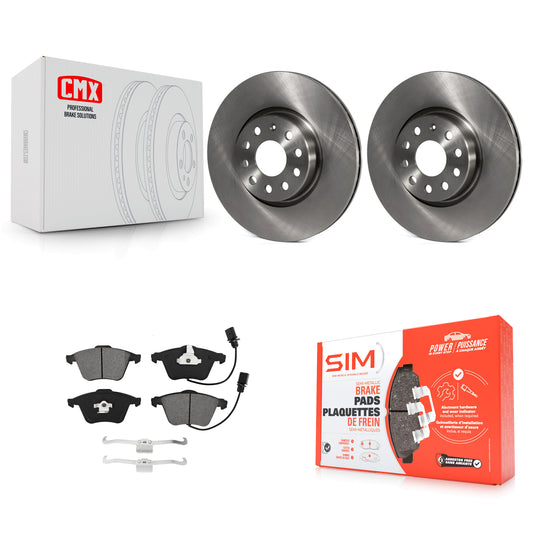 [Avant] Kit de Disque et plaquette (semi-métallique) de frein pour Volkswagen CC Passat K8S-102864