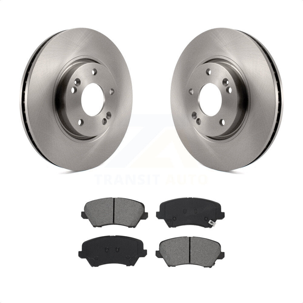 [Avant] Kit de Disque et plaquette (semi-métallique) de frein pour Hyundai Veloster Kia Forte Koup K8S-102867 par Transit Auto