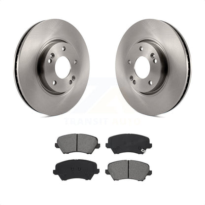 [Avant] Kit de Disque et plaquette (semi-métallique) de frein pour Hyundai Veloster Kia Forte Koup K8S-102867 par Transit Auto