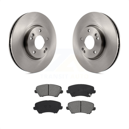 [Avant] Kit de Disque et plaquette (semi-métallique) de frein pour Hyundai Veloster Kia Forte Koup K8S-102867 par Transit Auto