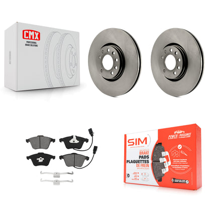 [Avant] Kit de Disque et plaquette (semi-métallique) de frein pour 2010-2011 Saab 9-3X avec 314mm Diameter Rotor K8S-102873