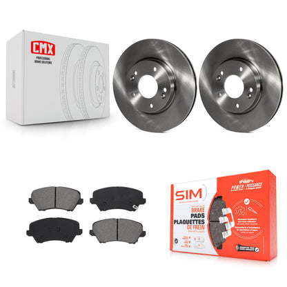 [Avant] Kit de Disque et plaquette (semi-métallique) de frein pour Kia Forte Hyundai Veloster Elantra GT Forte5 Koup K8S-102875