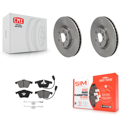 [Avant] Kit de Disque et plaquette (semi-métallique) de frein pour Volkswagen CC avec 340mm Diameter Rotor K8S-102879