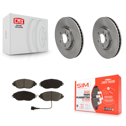 [Avant] Kit de Disque et plaquette (semi-métallique) de frein pour Volkswagen CC AWD K8S-102880