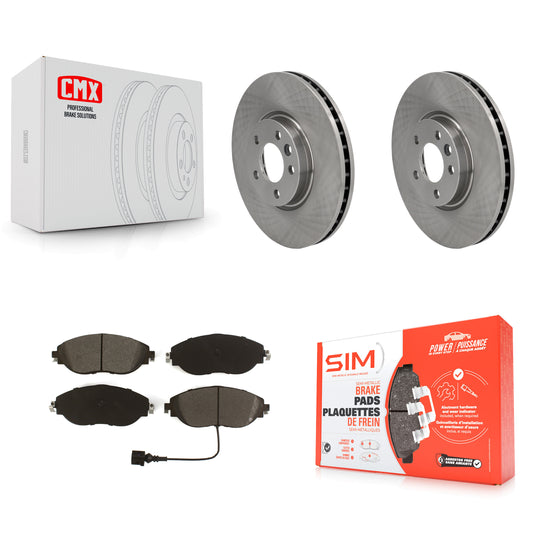 [Avant] Kit de Disque et plaquette (semi-métallique) de frein pour Volkswagen CC AWD K8S-102880