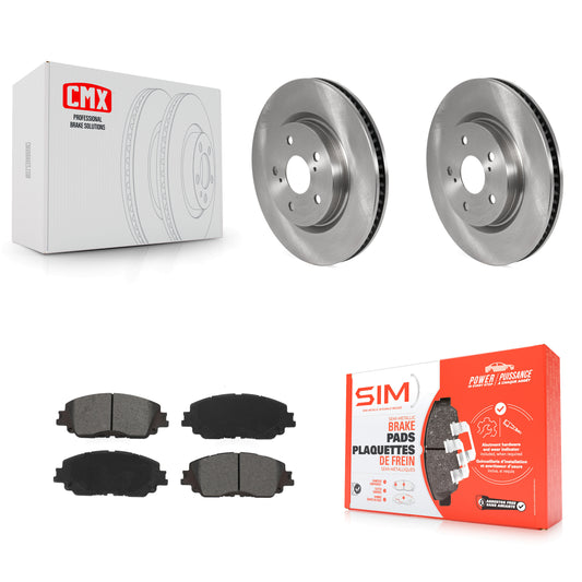 [Avant] Kit de Disque et plaquette (semi-métallique) de frein pour Toyota Camry RAV4 Lexus ES350 Avalon ES300h UX250h UX200 C-HR Venza ES250 Corolla Cross K8S-102888