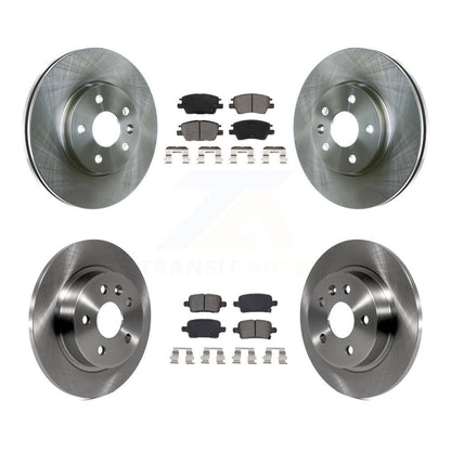 [Avant + Arrière] Kit de Disque et plaquette (semi-métallique) de frein pour 2016 Chevrolet Cruze avec 268mm Diameter Rotor K8S-102890