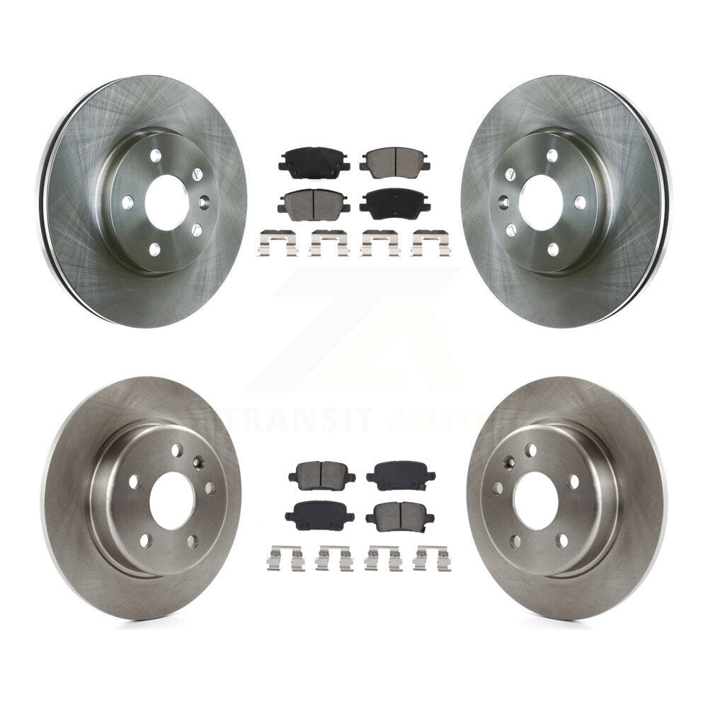 [Avant + Arrière] Kit de Disque et plaquette (semi-métallique) de frein pour Chevrolet Cruze Volt Bolt EV EUV K8S-102891