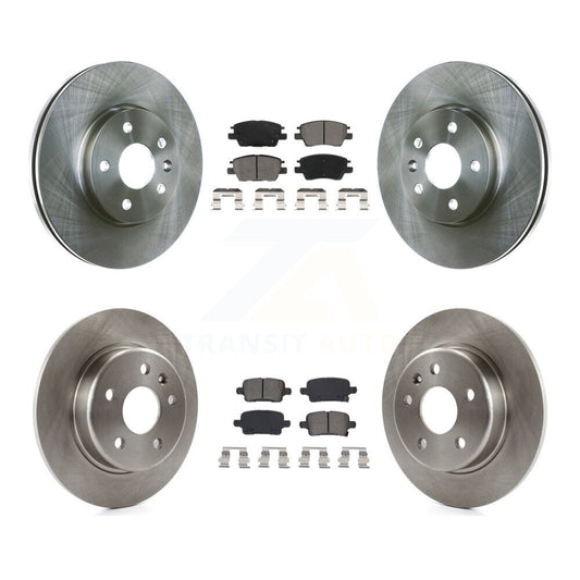 [Avant + Arrière] Kit de Disque et plaquette (semi-métallique) de frein pour Chevrolet Cruze Volt Bolt EV EUV K8S-102891