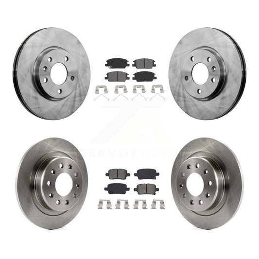 [Avant + Arrière] Kit de Disque et plaquette (semi-métallique) de frein pour Chevrolet Equinox Malibu GMC Terrain Buick LaCrosse K8S-102892