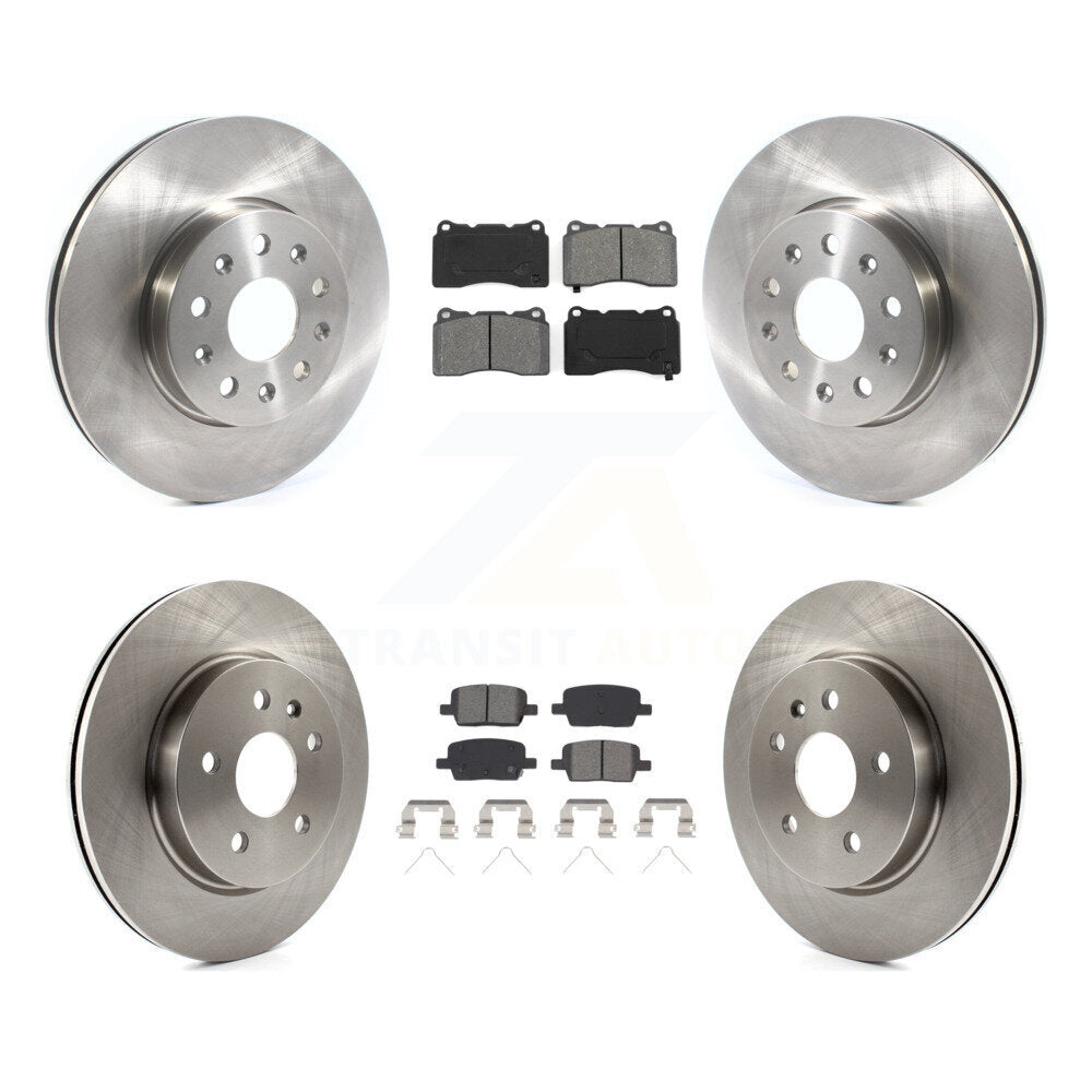 [Avant + Arrière] Kit de Disque et plaquette (semi-métallique) de frein pour Chevrolet Camaro K8S-102898