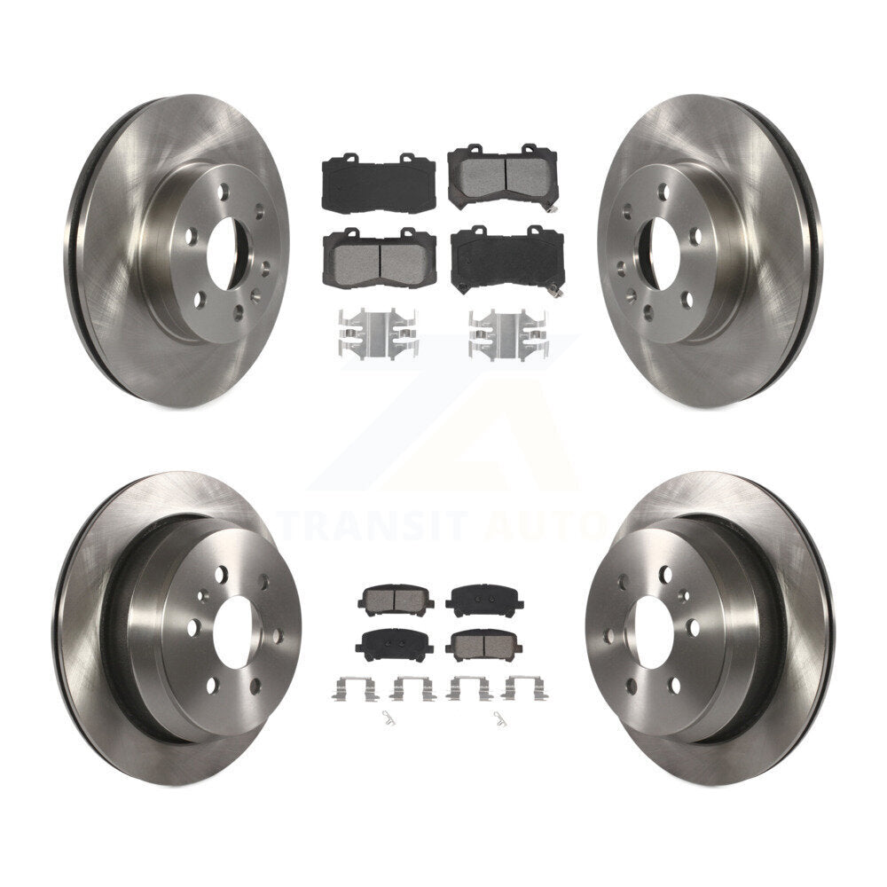 [Avant + Arrière] Kit de Disque et plaquette (semi-métallique) de frein pour 2015-2020 Chevrolet Colorado GMC Canyon K8S-102899