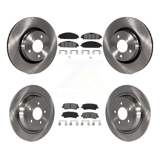 [Avant + Arrière] Kit de Disque et plaquette (semi-métallique) de frein pour Ford Mustang K8S-102902