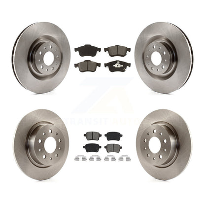 [Avant + Arrière] Kit de Disque et plaquette (semi-métallique) de frein pour 2014-2020 Fiat 500L K8S-102905