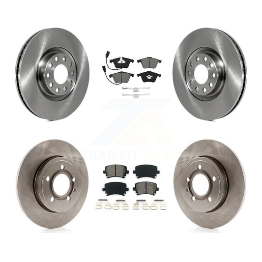 [Avant + Arrière] Kit de Disque et plaquette (semi-métallique) de frein pour Audi A4 Quattro K8S-102906