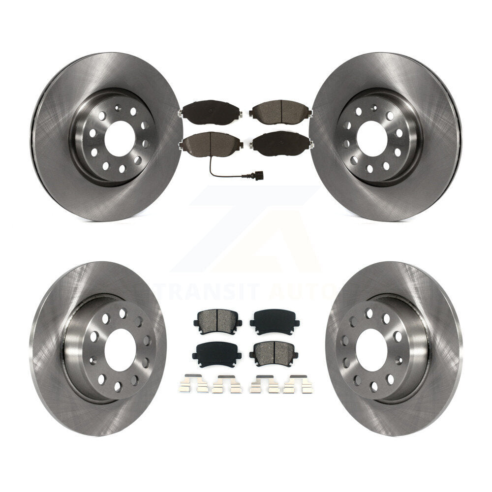 [Avant + Arrière] Kit de Disque et plaquette (semi-métallique) de frein pour 2015 Volkswagen GTI avec Performance Package K8S-102908