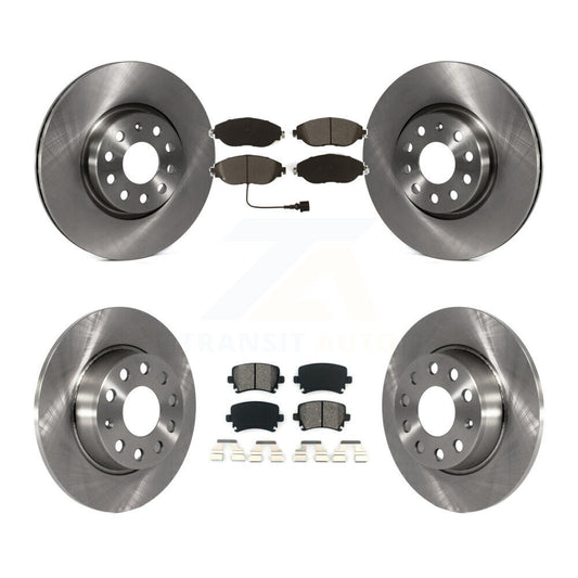 [Avant + Arrière] Kit de Disque et plaquette (semi-métallique) de frein pour 2015 Volkswagen GTI avec Performance Package K8S-102908