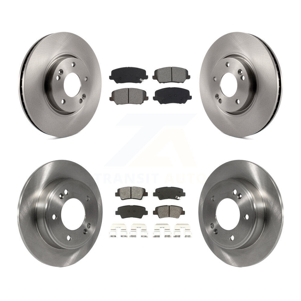 [Avant + Arrière] Kit de Disque et plaquette (semi-métallique) de frein pour Kia Forte Forte5 SX K8S-102910