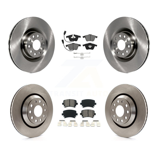 [Avant + Arrière] Kit de Disque et plaquette (semi-métallique) de frein pour Volkswagen Passat CC Golf R R32 K8S-102913