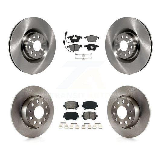 [Avant + Arrière] Kit de Disque et plaquette (semi-métallique) de frein pour 2006-2007 Volkswagen Passat FWD avec Naturally Aspirated K8S-102914