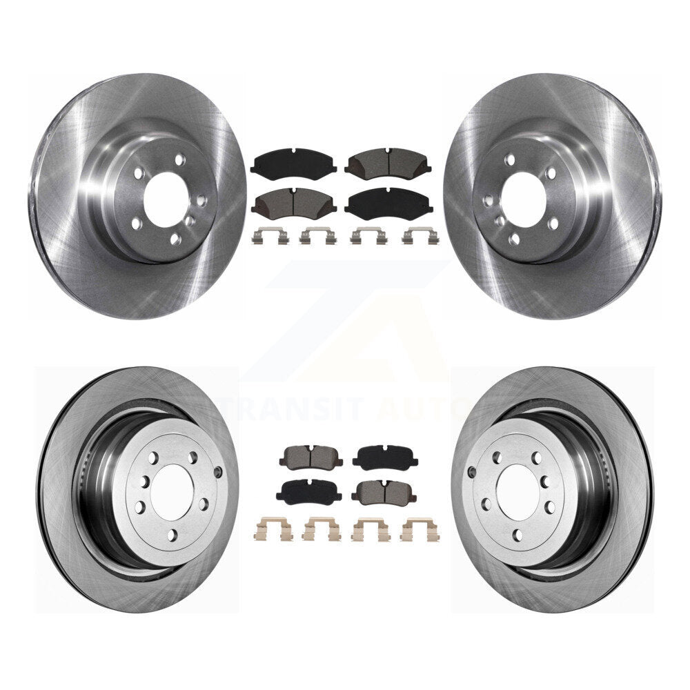 [Avant + Arrière] Kit de Disque et plaquette (semi-métallique) de frein pour 2010-2012 Land Rover Range Naturally Aspirated K8S-102919