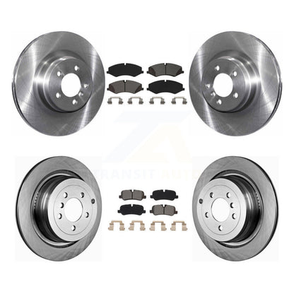 [Avant + Arrière] Kit de Disque et plaquette (semi-métallique) de frein pour 2010-2012 Land Rover Range Naturally Aspirated K8S-102919