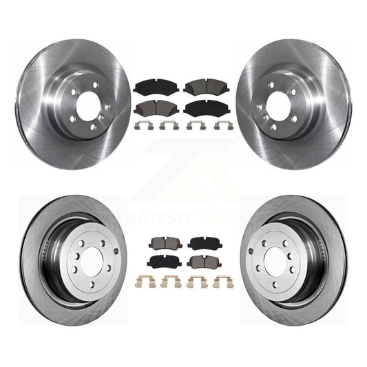 [Avant + Arrière] Kit de Disque et plaquette (semi-métallique) de frein pour 2010-2012 Land Rover Range Naturally Aspirated K8S-102919