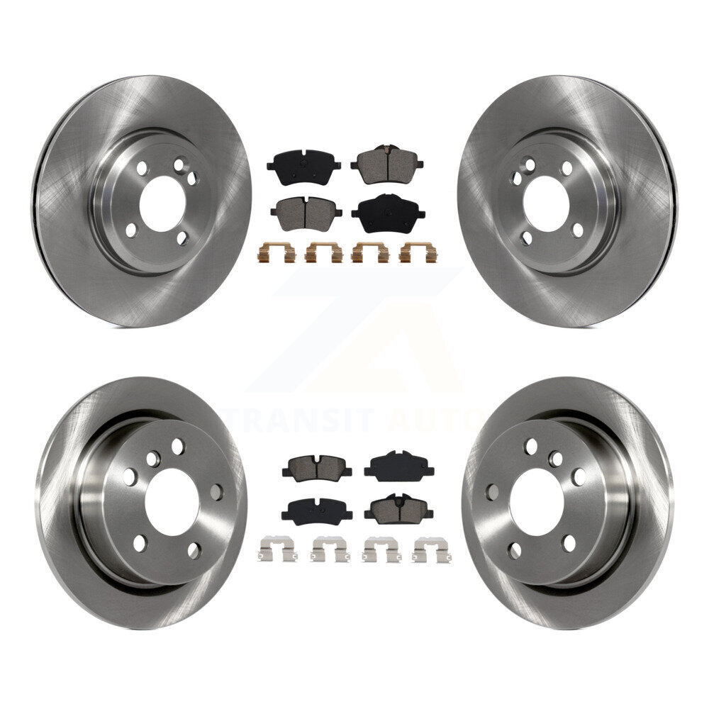 [Avant + Arrière] Kit de Disque et plaquette (semi-métallique) de frein pour 2015 Mini Cooper 2.0L 1.5L avec 294mm Diameter Rotor K8S-102920