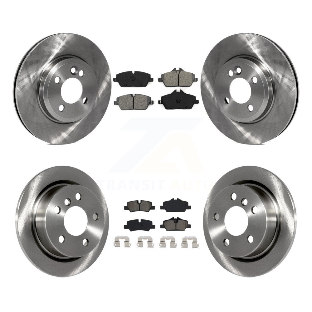 [Avant + Arrière] Kit de Disque et plaquette (semi-métallique) de frein pour 2015 Mini Cooper 2.0L 1.5L avec 280mm Diameter Rotor K8S-102921