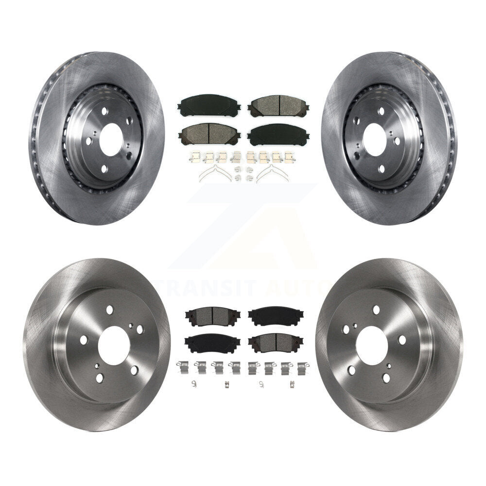 [Avant + Arrière] Kit de Disque et plaquette (semi-métallique) de frein pour Lexus NX200t NX300 NX300h K8S-102922