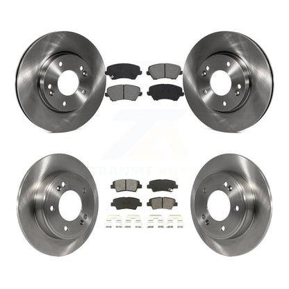 [Avant + Arrière] Kit de Disque et plaquette (semi-métallique) de frein pour Kia Forte Hyundai Elantra GT Forte5 Koup K8S-102923