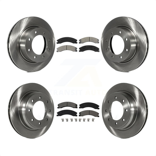 [Avant + Arrière] Kit de Disque et plaquette (semi-métallique) de frein pour 2012-2021 Nissan NV2500 NV3500 NV1500 K8S-102933 par Transit Auto